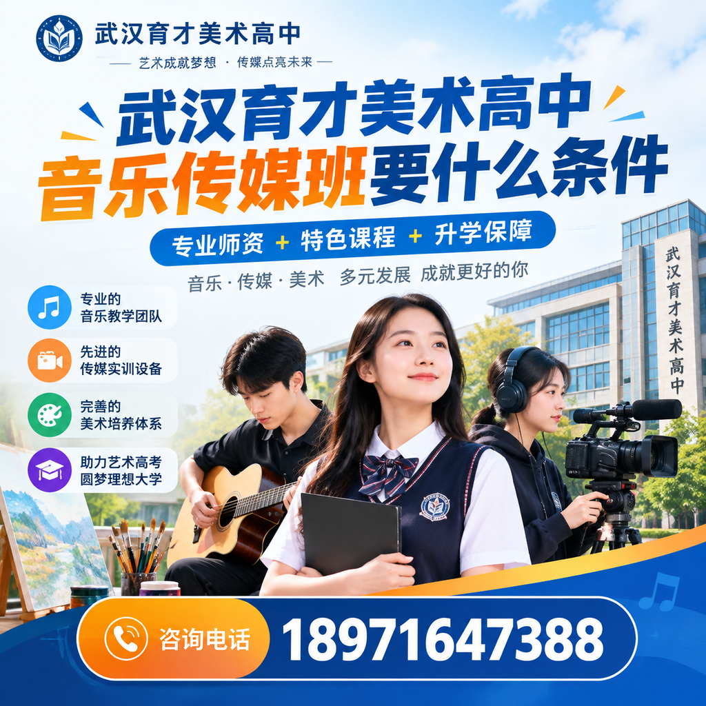 揭秘武汉育才美术高中音乐传媒班入学标准