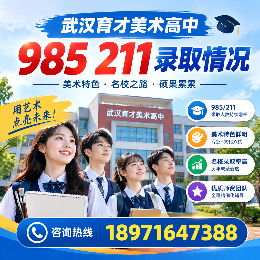 如何有效准备武汉育才美术高中985211录取情况的考试